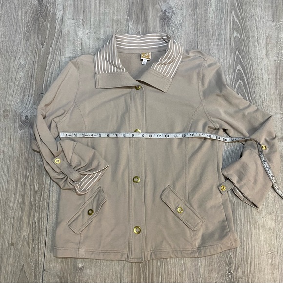 JM Collection Snap Jacket - Picture 3 of 6
